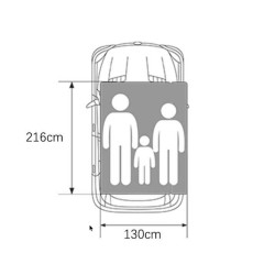 Tente de toit rigide en aluminium