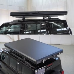 Tente de toit rigide en aluminium 2 places